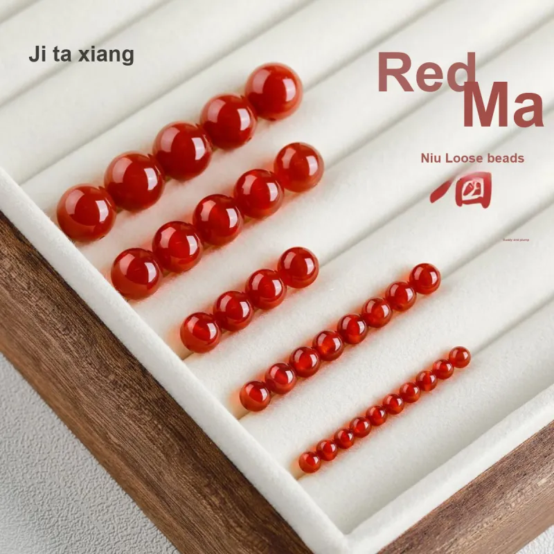JITAIXIANG Processing Agate Loose Beads Unisex-2