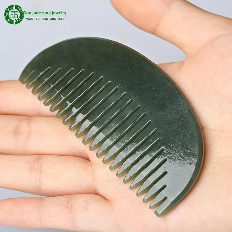 WANYUHUN Comb Green Jade Unisex-4