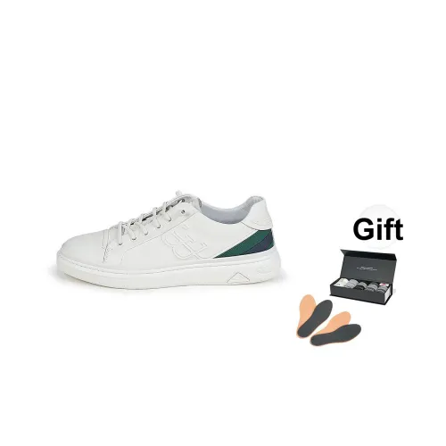 LIPAULT Высота Увеличивающие Износостойкие Легкие Противоскользящие Низкие Кроссовки для Скейтбординга Мужские Белые Зеленые