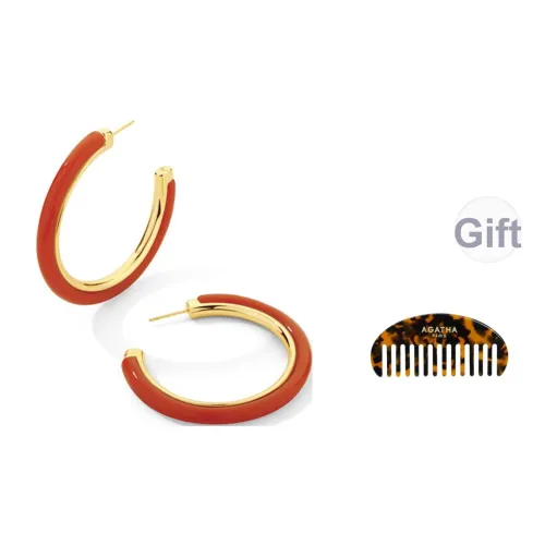 Agatha Серьги из меди и сплава женские