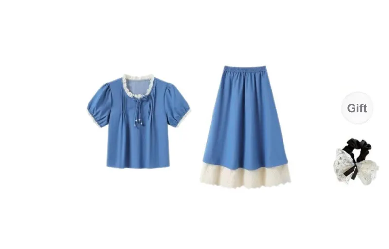 PAVEA Two Piece Skirt Sets Women's-6