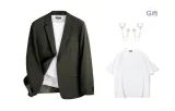 Gray (Comes with T-Shirt+Brooch)