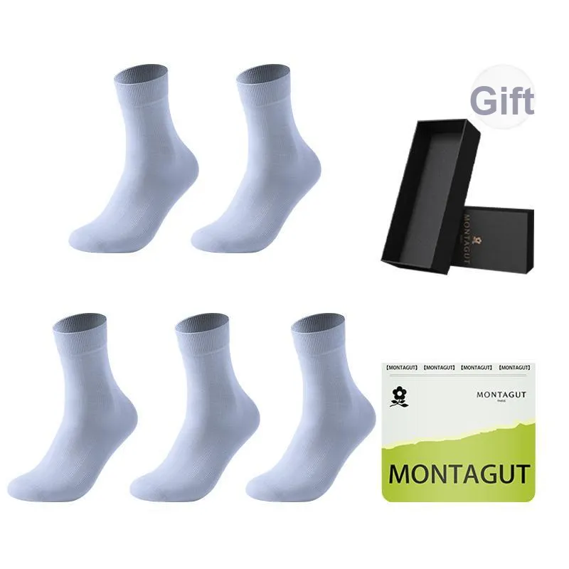 Montagut Mid Calf Socks Men's Box 5 Pack-30