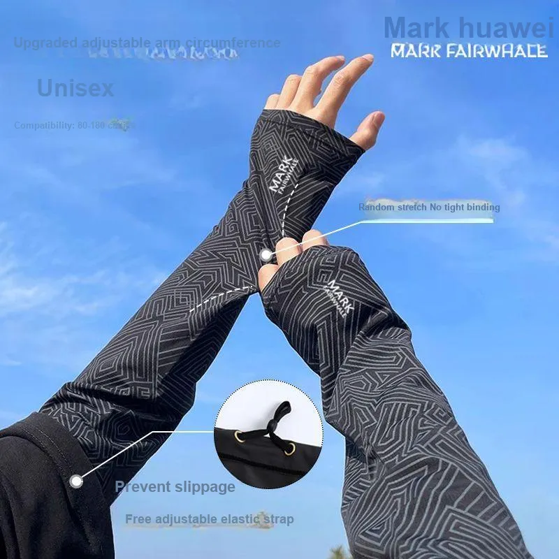 FAIRWHALE Polyamide Sun Protection Sleeves Unisex-1