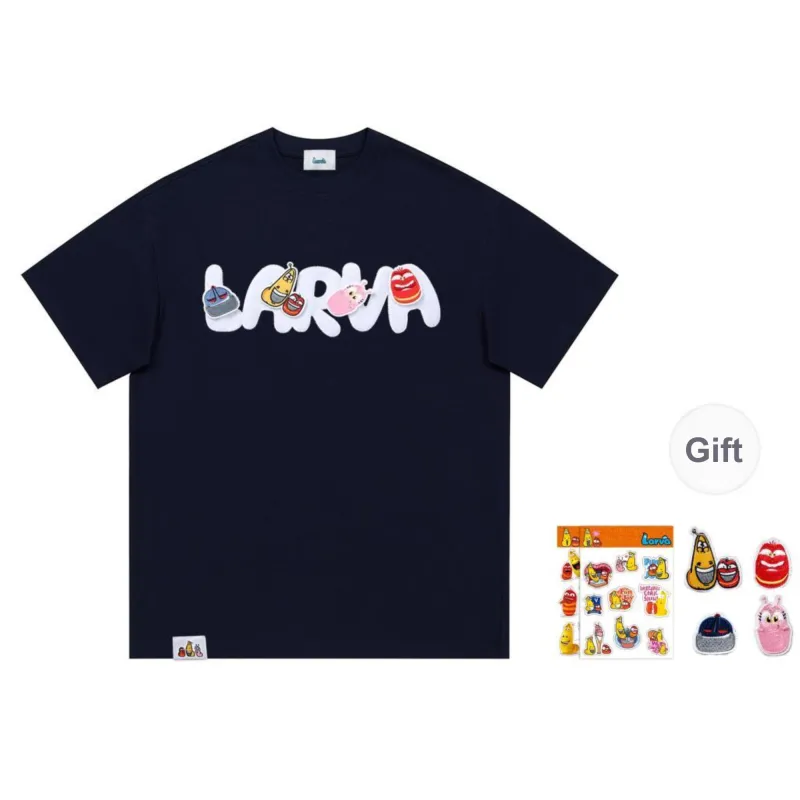 COMIC LARVA T Shirts Unisex-13