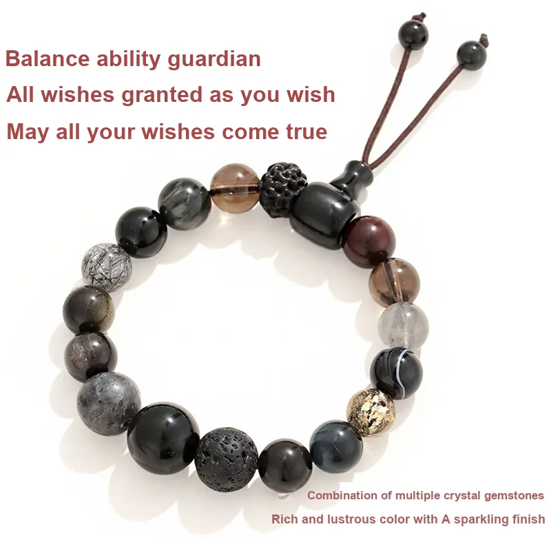 Oriental Jade Crystal Bracelets Unisex-1