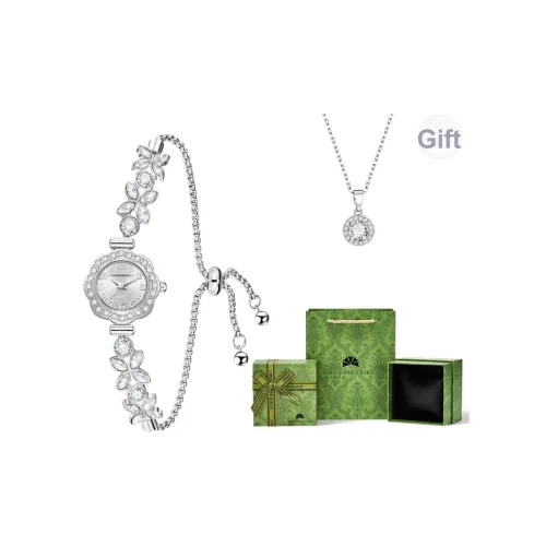 Corriberty Кварцевый механизм сплав ремешок женские часы белый циферблат