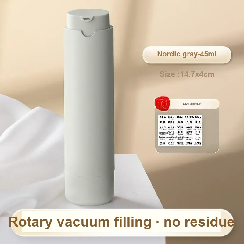 NILIYA Travel Vacuum Lotion Travel Bottles Rotating Hidden-13