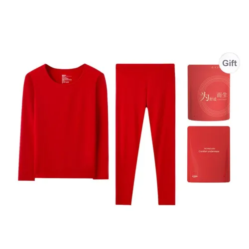 Red bean Women's Thermal Sets