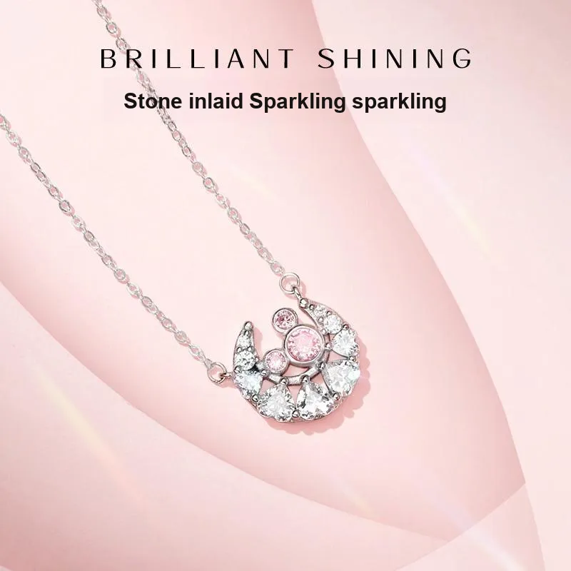 Disney Magic Colors Series S925 Silver Necklaces Women's-10
