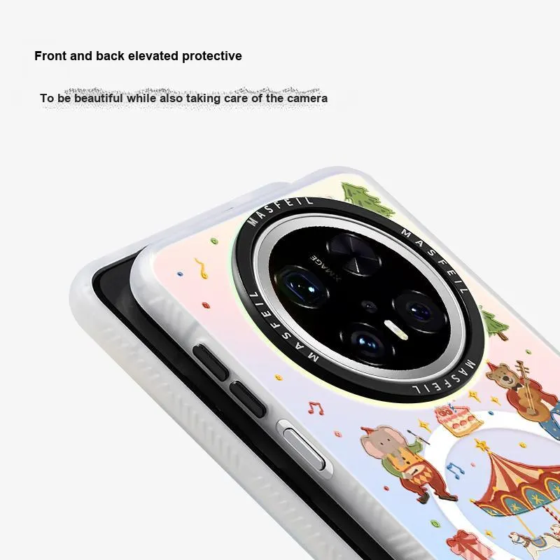 Marsfield Acrylic Material Double Layer IMD Laser Magnetic Case Myersphill Compatibility  Huawei Mate 70/60/50/40 Pro-5