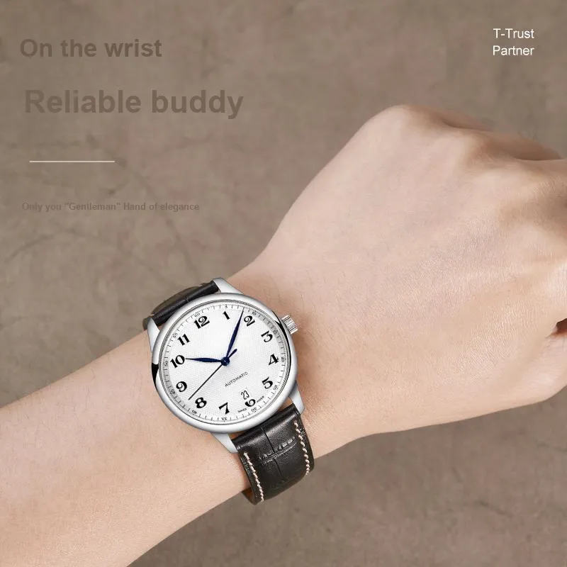 IStrap Longines Compatibility Watch Band 19/20/21mm Genuine Leather Material-6