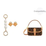 [Pearl Two-Piece Set]Pearl Extender Chain 13.5cm+Abrasion-Resistant Buckle