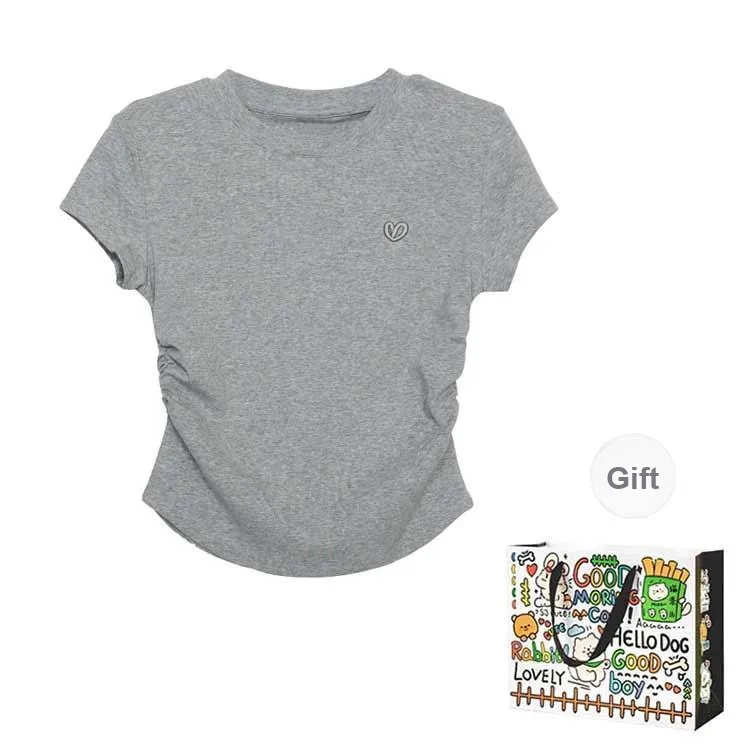 OURUOKE T Shirts Women's-8