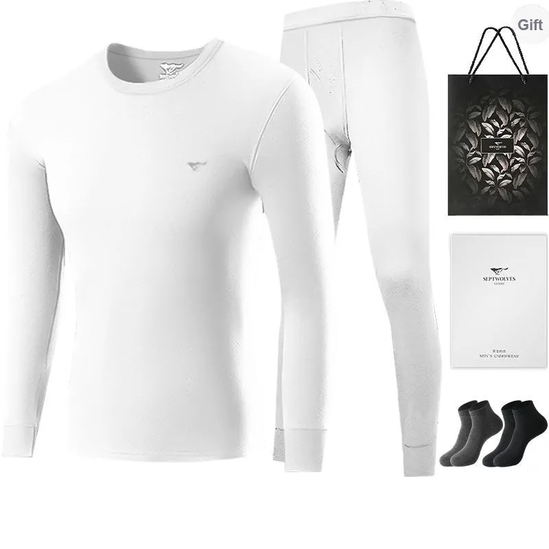 SEPTWOLVES Thermal Set Men's Gift Box Set+Shopping Bag-2