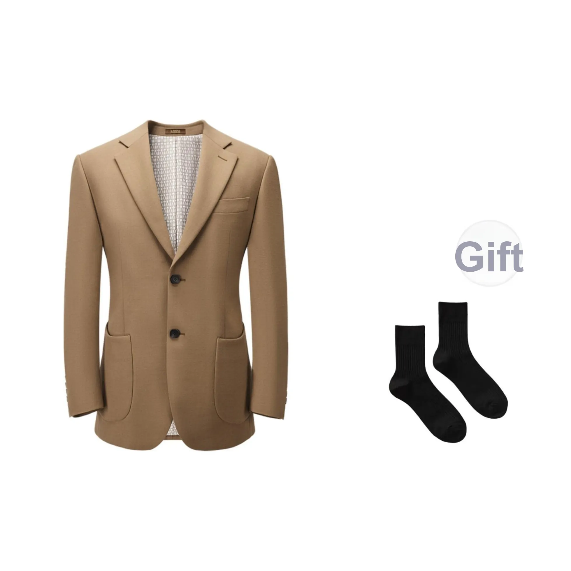 G·Mons Бизнес-костюм мужской цвет карамельный коричневый