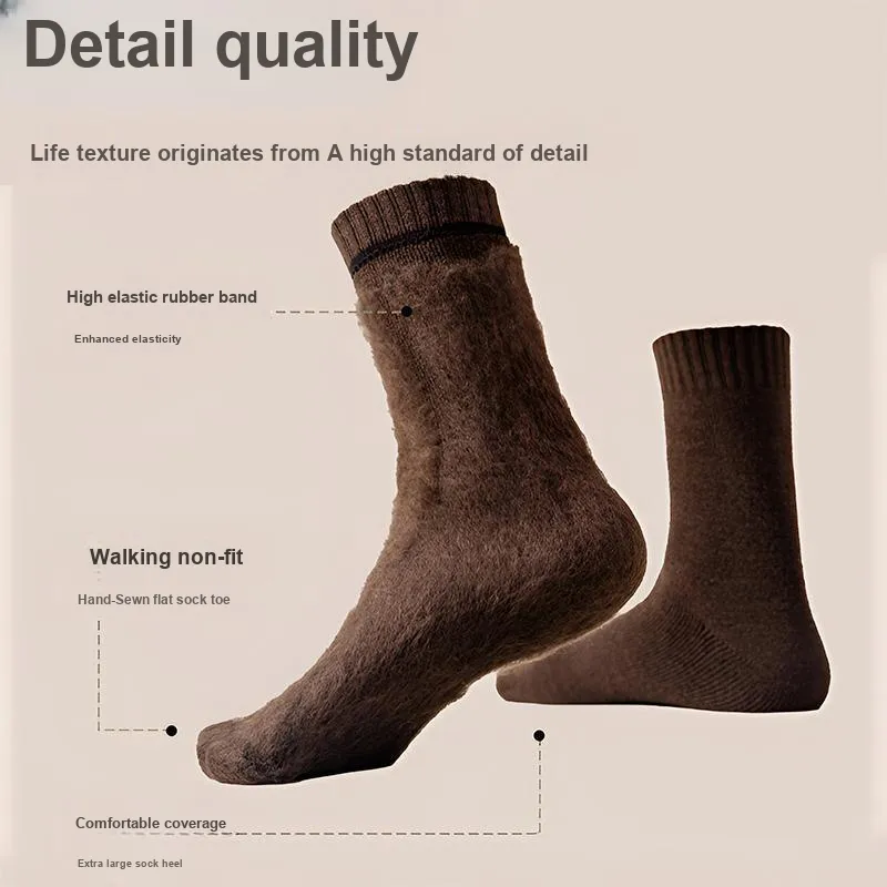 MIIOW Men Mid Calf Socks-15