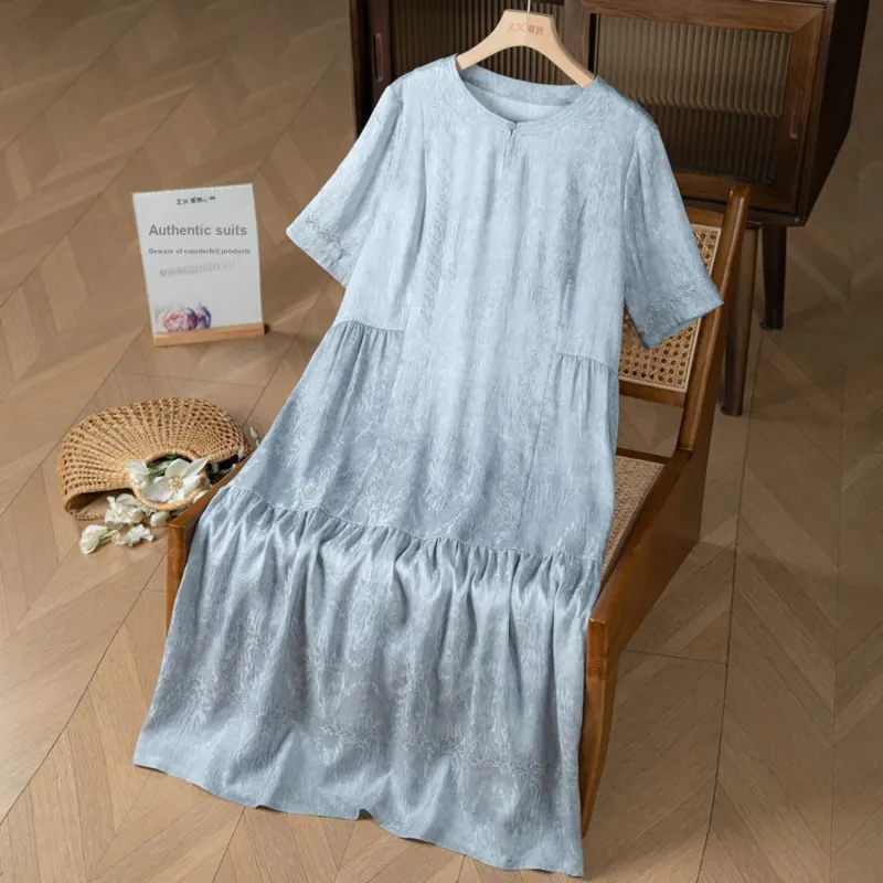 / Short Sleeved Dresses Women's-5