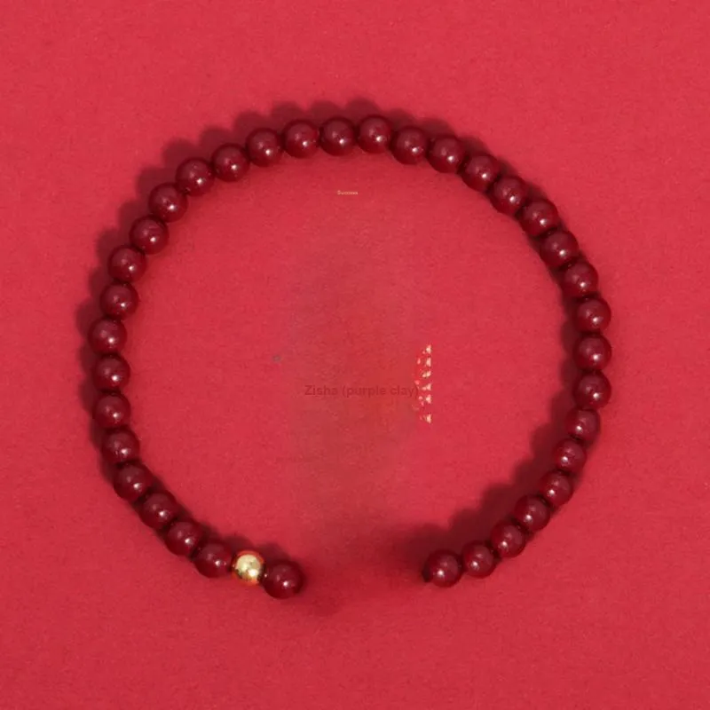 JINLIUFUJIXIANG Cinnabar Bracelets Unisex-2