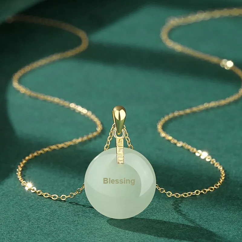CHINA GOLD Pendants Green Jade Women's-5