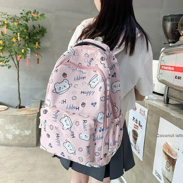 Barang Bear Canvas Backpack Regular Unisex Multicolor-4