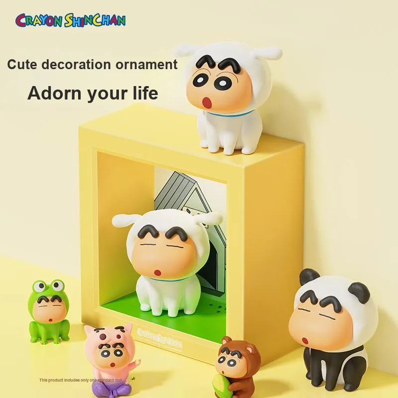 ROCK x Crayon Shinchan Dress Up Little White Chibi Figures-2