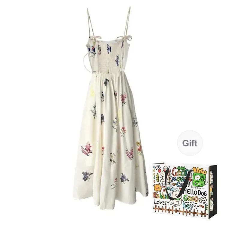 PZHK Slip Dresses Women's Apricot Shopping Bag-1