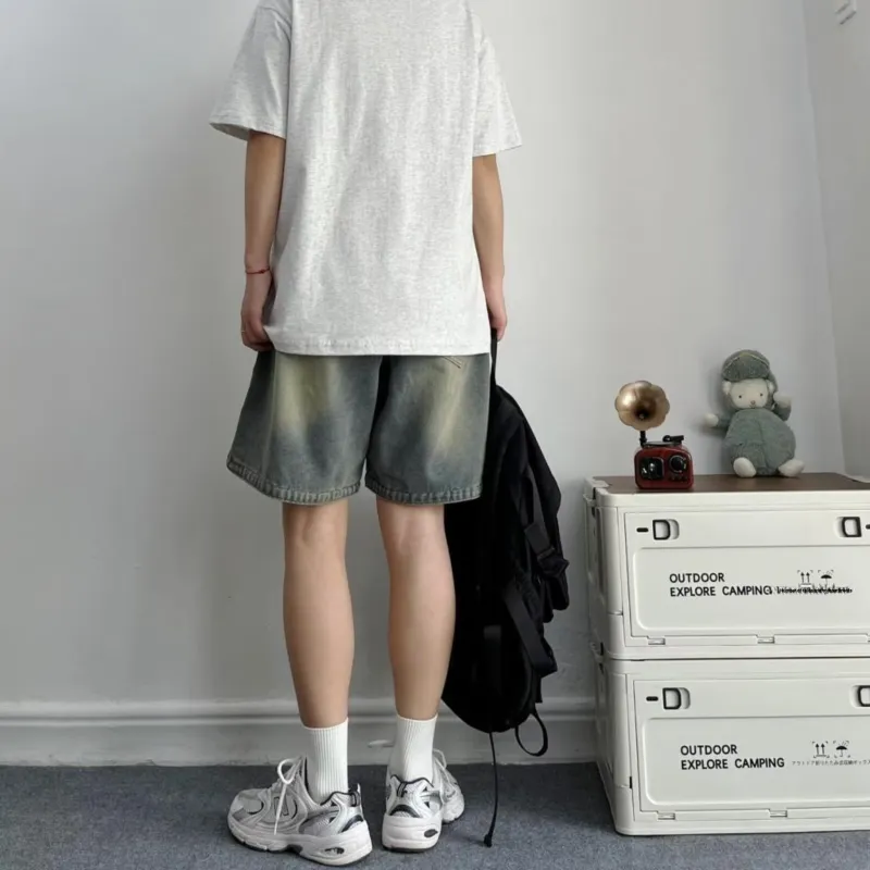 RAMPAGE Denim Shorts Unisex-4