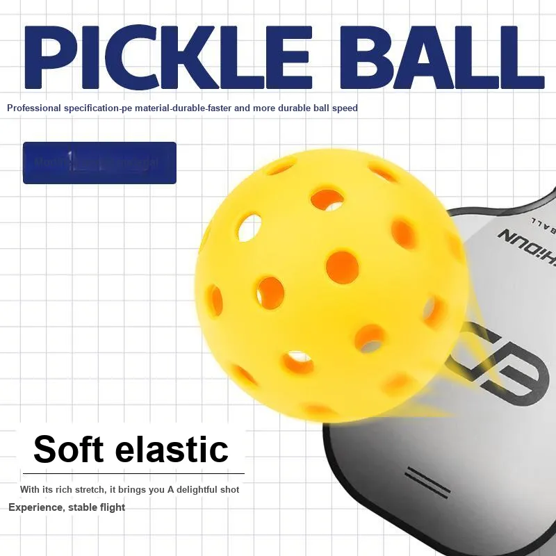 Weston Pickleball Professional Match Indoor Shaped Ball 26 Hole Sports Style Equipment Modified Blended Material Unisex-13