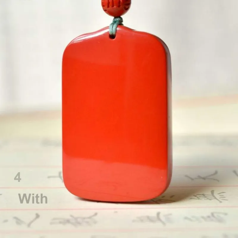 JUNWEN Cinnabar Necklaces Unisex-3