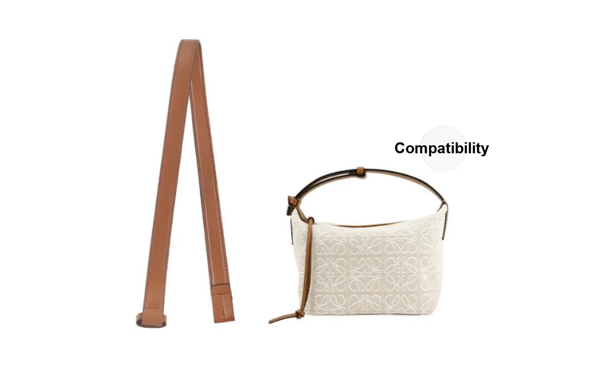 Lan Bao Fan Cow Leather Shoulder Strap Bag Accessory Women's Brown