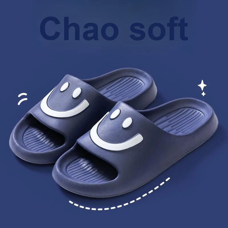 LUNNIFEIYA Squashy And Bouncy Feeling Summer Soft Sole Indoor Home Bathroom Slip Resistant EVA Slippers-12