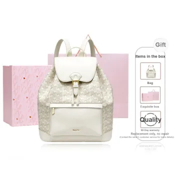 NUCELLE PVC Backpack Laptop Bag Large Size Women's Multicolor