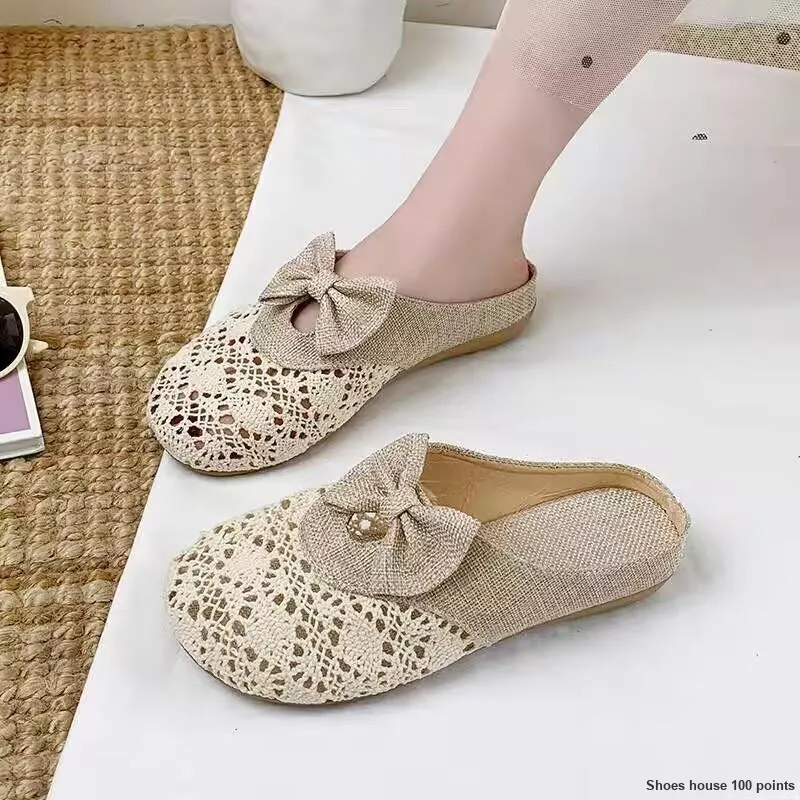 WUJI Rubber Sole Cut Out Abrasion Resistant Quick Dry Closed Toe Slippers Women's-6