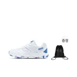 White Purple+Drawstring Shoe Bag
