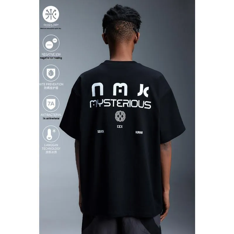 RUIZENLUO Summer T Shirt Loose Fit Unisex-2