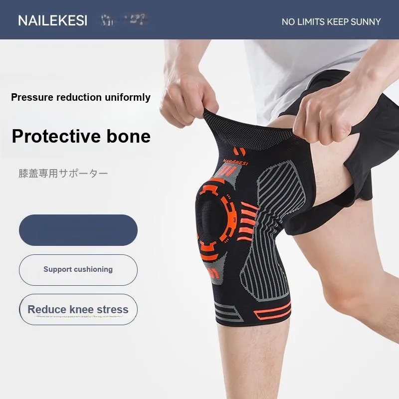 NAILEKESI Knee Pads Polyester Elastane Badminton Basketball Fitness Unisex-2