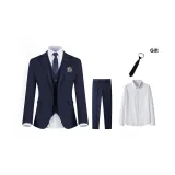 Navy Blue (3 Pcs)