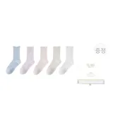 라이트 블루 + 라이트 퍼플 + 핑크 + 애프리콧 + 화이트