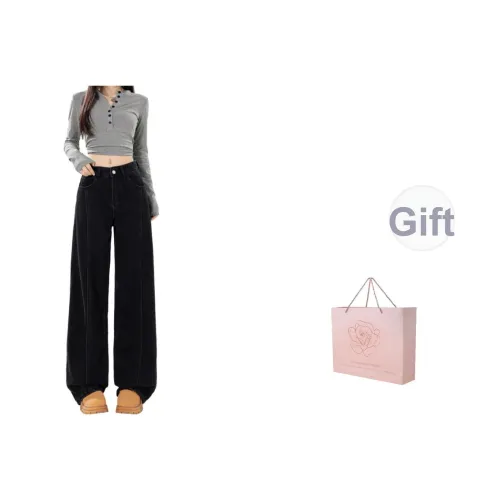 ZAZN Черная сумка для покупок Включено Женские джинсы