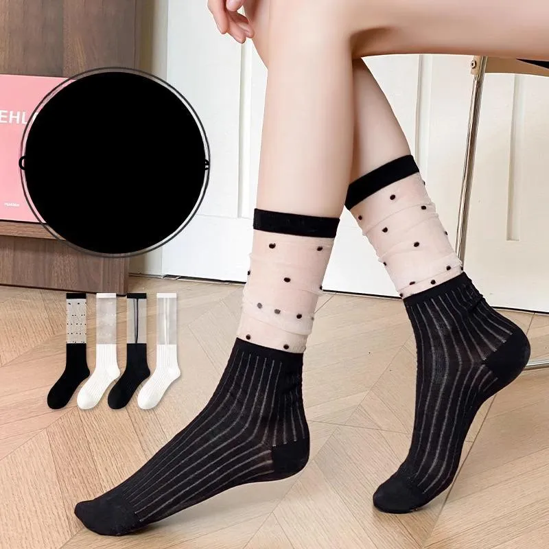 SALOATO Knee High Socks Women's 2 Pack-8
