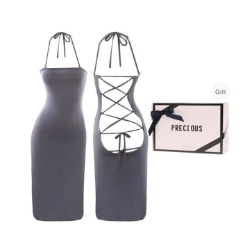 OEING Nightgown Women's Gift Box Set Gray