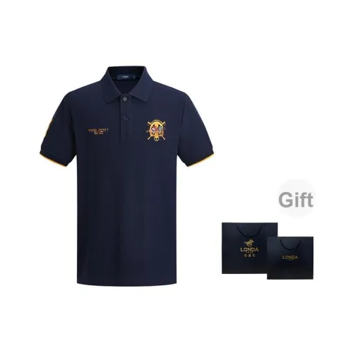 LONDA 1958 Поло Мужское Темно-синий 32