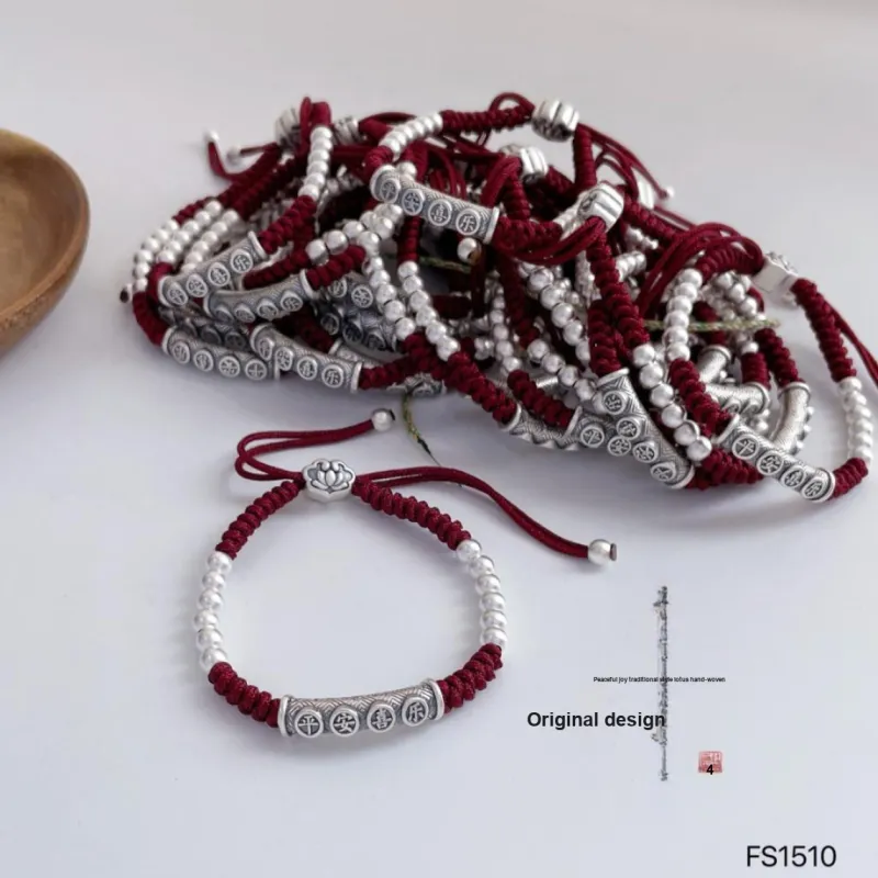 Stone Edge Poly 999 Fine Silver Bracelets Unisex-4
