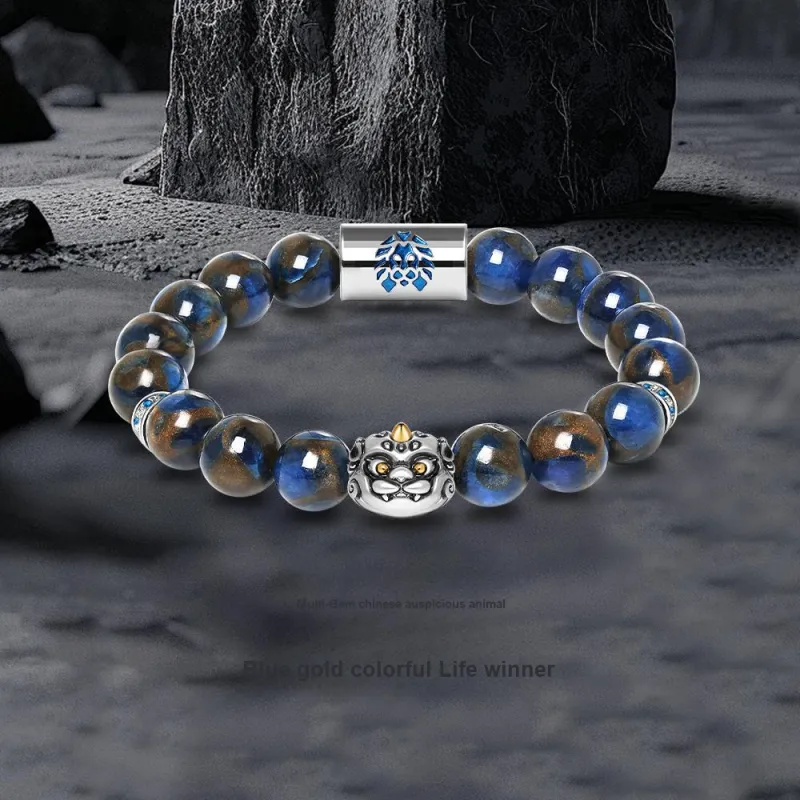 Rastaclat Blue Gold Colorful Bracelets Unisex-5
