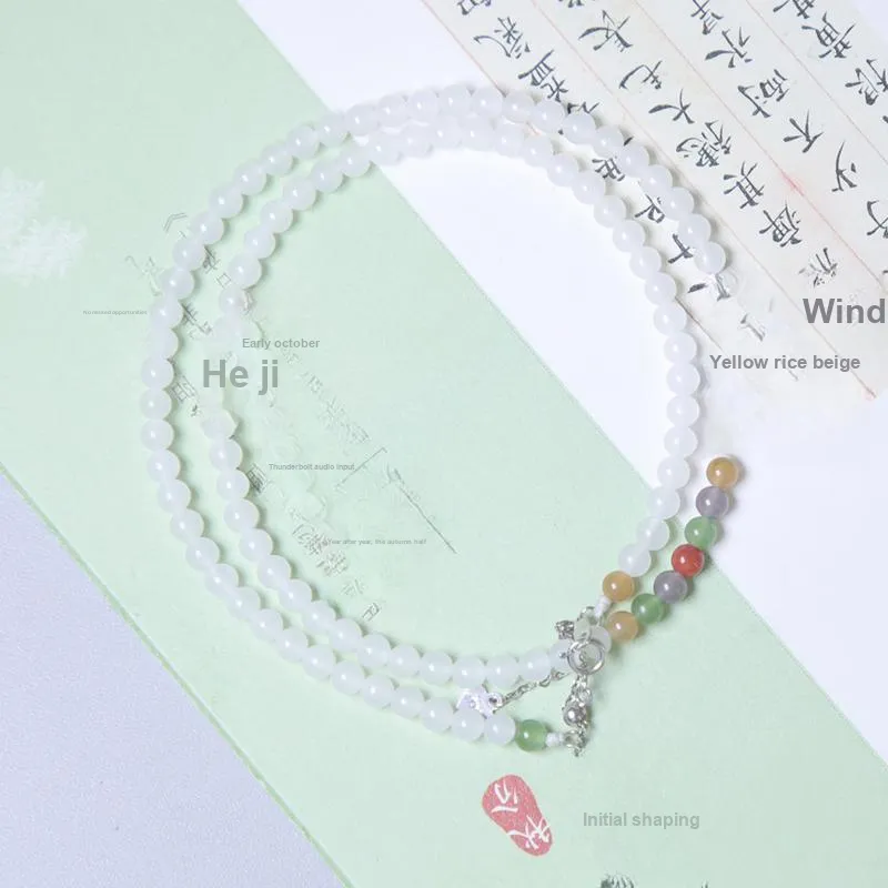 Ingenuity Hetian Jade Bracelets White Jade Women's-3