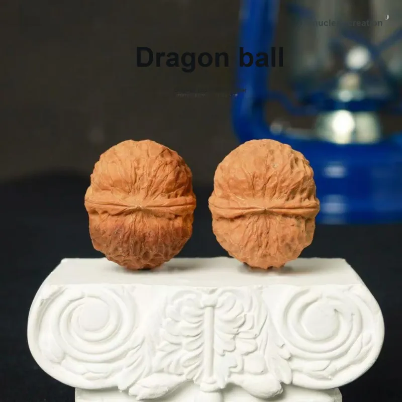 Xihe Core Creation Walnut Fine Handicraft Dragon Ball Yuanbao Unisex-1