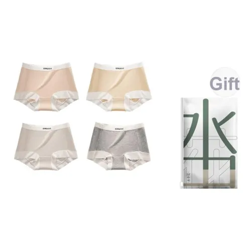 Flowers in water Боксеры Женские Shopping Bag 4 Pack