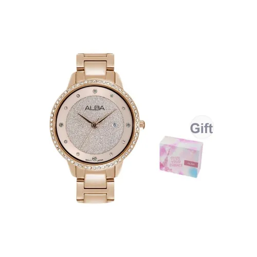 SEIKO ALBA Elegant Cypress Collection Кварцевый механизм ремешок из нержавеющей стали женские часы золотой циферблат