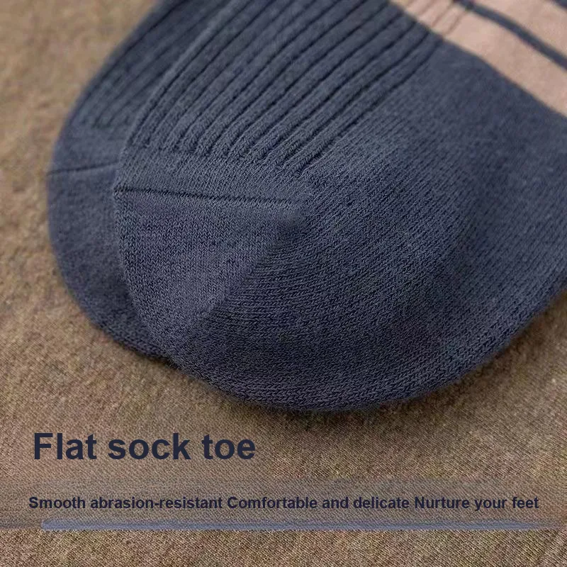 Beerus Ankle Socks Men's 5 Pack Vintage Four Stripe-3
